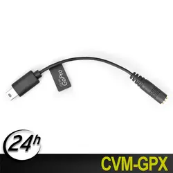 CoMica CVM-GPX Женский 3,5 мм аудио кабель конвертер микрофонный кабель адаптер Аудио вход для записи Gopro Hero 3/3 +/ 4 спортивные