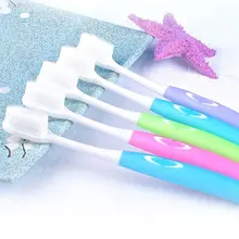 1 шт. ультра мягкая нано-зубная щетка, портативная Мягкая зубная щетка для волос, экологически чистые щетки для чистки полости рта, инструменты для ухода, Прямая поставка