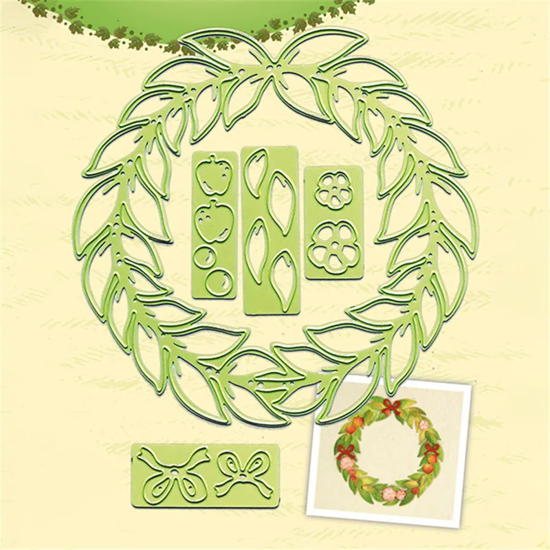 

YaMinSanNiO Wreath Dies Frame Cutting Dies 2019 for Card Making Scrapbooking Making Craft Embossing Cuts Stencil Metal Die Cut