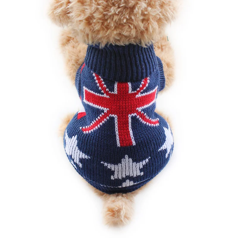 

Armi store Autumn/Winter Classic Blue Dog Sweater Five-Pointed Star Pattern Sweaters For Dogs 6091025 Puppy Clothing Supplies