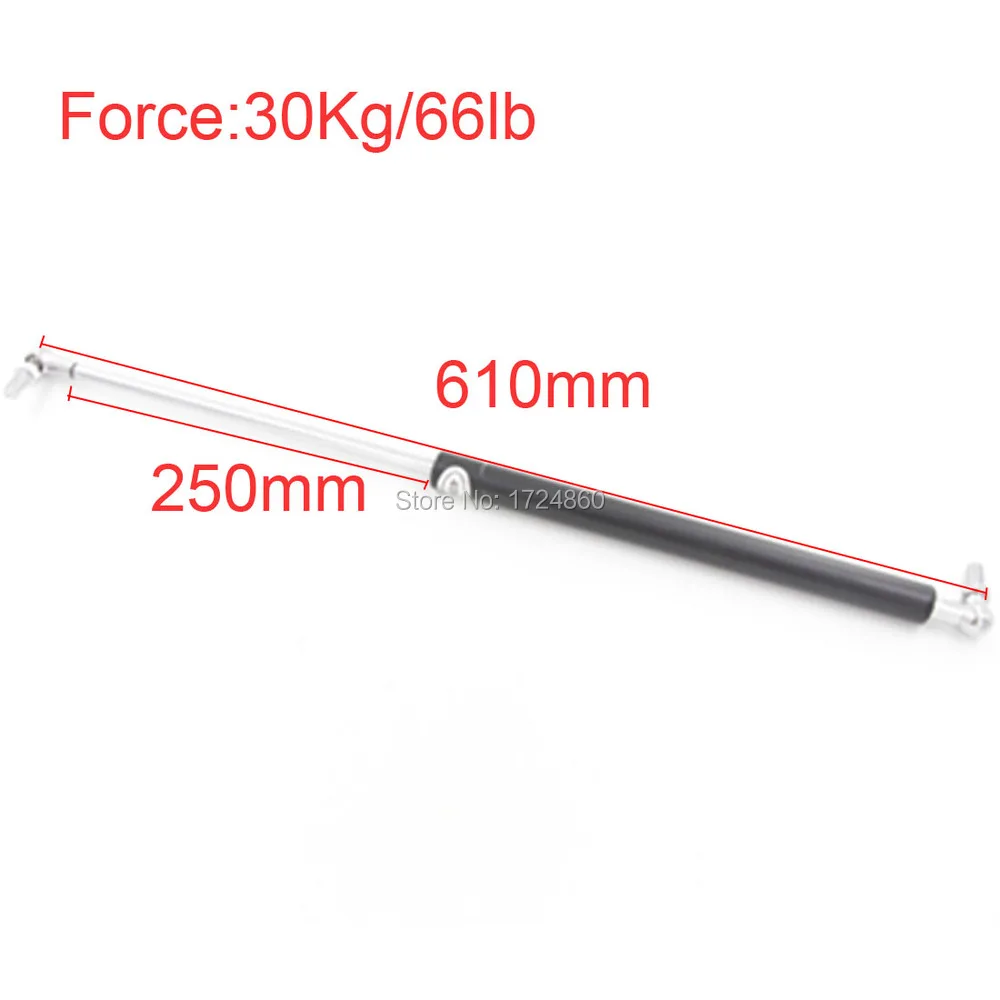 30KG/66lb Force 250mm Stroke Auto Gas Spring Damper Gas