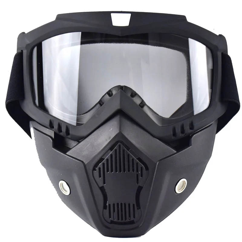 MJMOTO Unisex Motorcycle Helmet Mask Goggles Windproof Helmets Mask