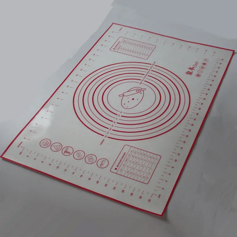 Большой 60*40 см антипригарное Силиконовое выпечки коврик с размерами и преобразования силиконовые в форме печенья лист