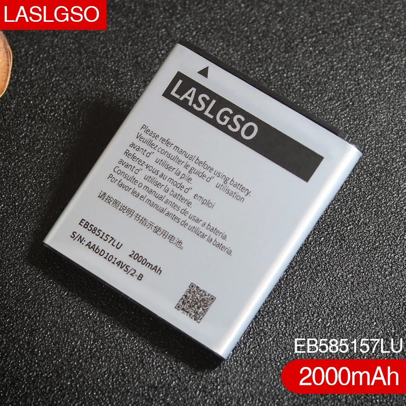 100% хорошее качество 3 7 V EB585157LU для Samsung Galaxy core 2 duos i8552 i869 i8558 i8550 аккумулятор 2000mAh |