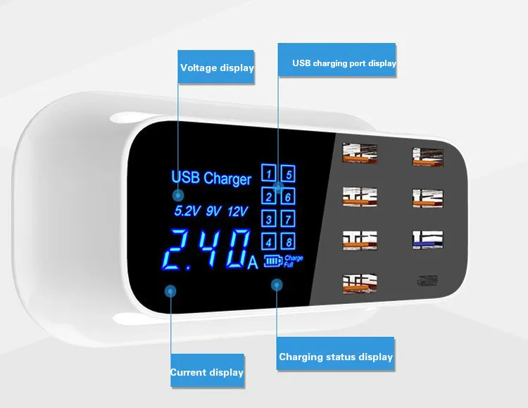 USB charging interface display-1