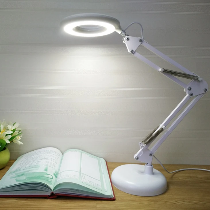 

Led Table lamps for living room magnifying shape creative desk lamp old people read beauty lighting longarm folding desk lamP