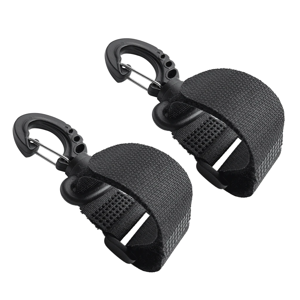 2pcs Durable Kayak Paddle Clip Oar Holder Canoe Boat Paddle Oar Carrier Black Kayak Accessories 