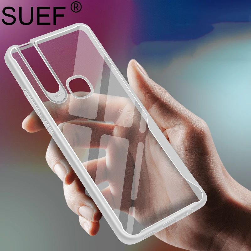 

SUEF New Arrival Soft TPU Full Protect For Vivo V15 / V15 PRO Case Transparent Phone Bags Cases Funda Anti-knock Capa