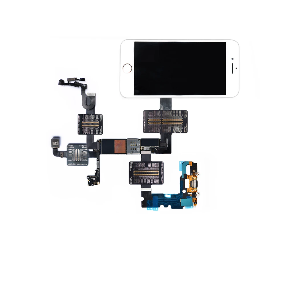 Qianli iBridge Mainboard Testing Flex Cable for iPhone X 8 8Plus 6 6P 6S 6SP 7 7P Camera Display Touch Speaker Microphone Testin |