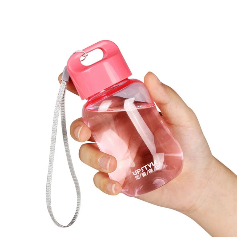 

180Ml Plastic Transparent Colorful Water Bottle Portable School Water Bottles For Children Kids Mini Cute Bottle For Water