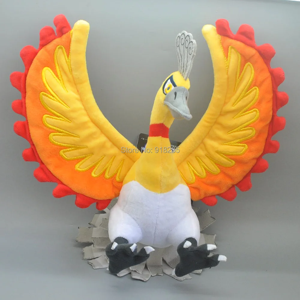 2 стиля Сияющие Ho-Oh 1" для аниме Мультяшные Куклы Мягкие лучшие подарки плюшевые куклы набивные игрушки в розницу