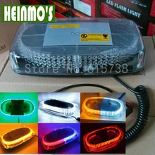 240 LED Magnetic base Car Roof Strobe Emergency Light 240LED Police Flashing Beacons Warning Lighting Amber Red Blue White Lamp