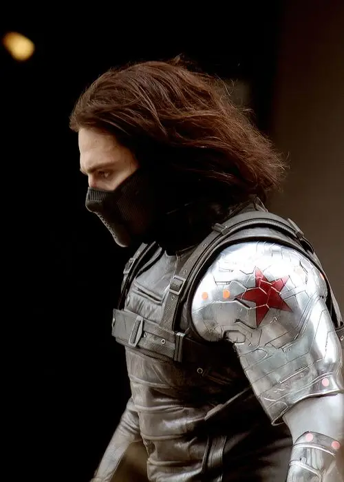 Новинка, Капитан Америка, военные, зимний солдат, Bucky Barnes, косплей, парик для женщин, мужчин, темно-коричневый, толстые пушистые волосы, парики для косплея, реквизит