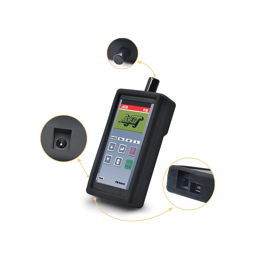 Ateq Vt55 Obdii Tpms Diagnostic Tool Activate And Decode Tpms