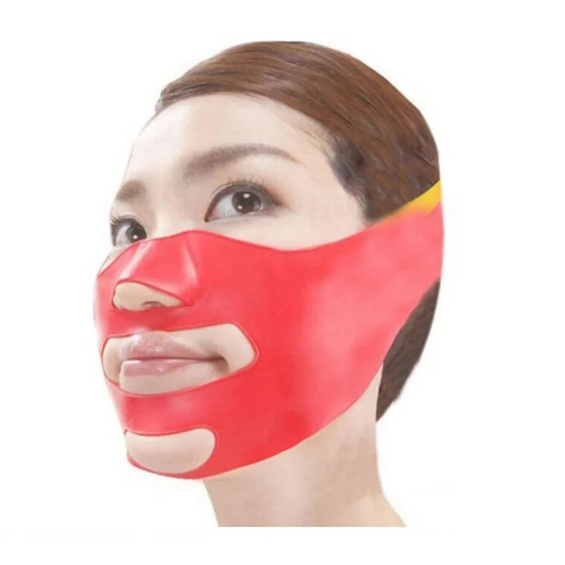 

Household thin face little face silica gel with 3 d mask prevent sagging skin eliminates wrinkles prevent failure