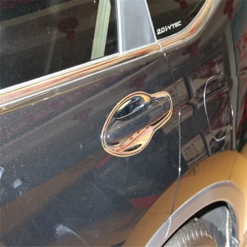 

WELKINRY car auto cover styling For Honda CR-V CRV 2012 2013 2014 2015 2016 ABS chrome exterior door cup bowl sticker trim