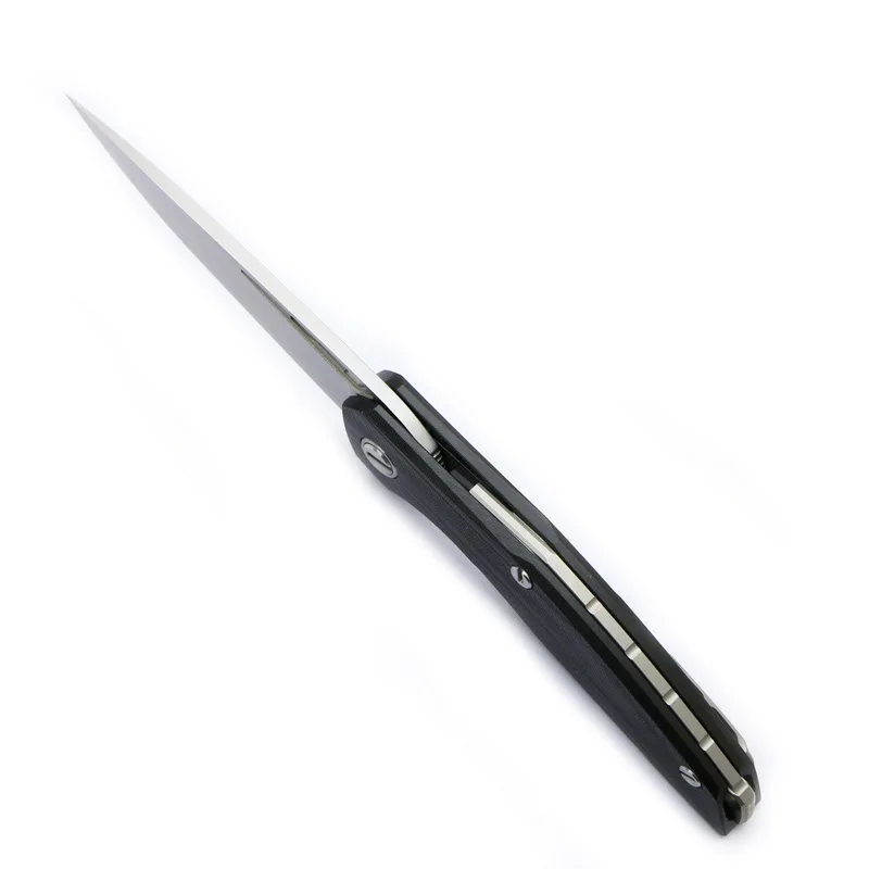 DICORIA Флиппер F111 D2 лезвие Сталь titanium + G10 ручка складной нож Открытый Отдых Охота