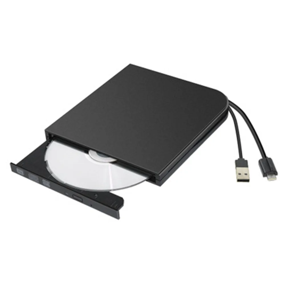 MAIKOU USB 3,0 type-C Внешний оптический привод высокоскоростной CD DVD rom плеер DVD RW ГОРЕЛКА ридер писатель рекордер-черный