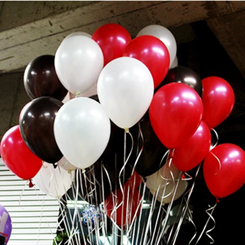 

10pcs/Lot 10inch Red Black White Latex Balloons Polka Dot Ladybug Decorations Baby Shower Girl Party Balloons Ball