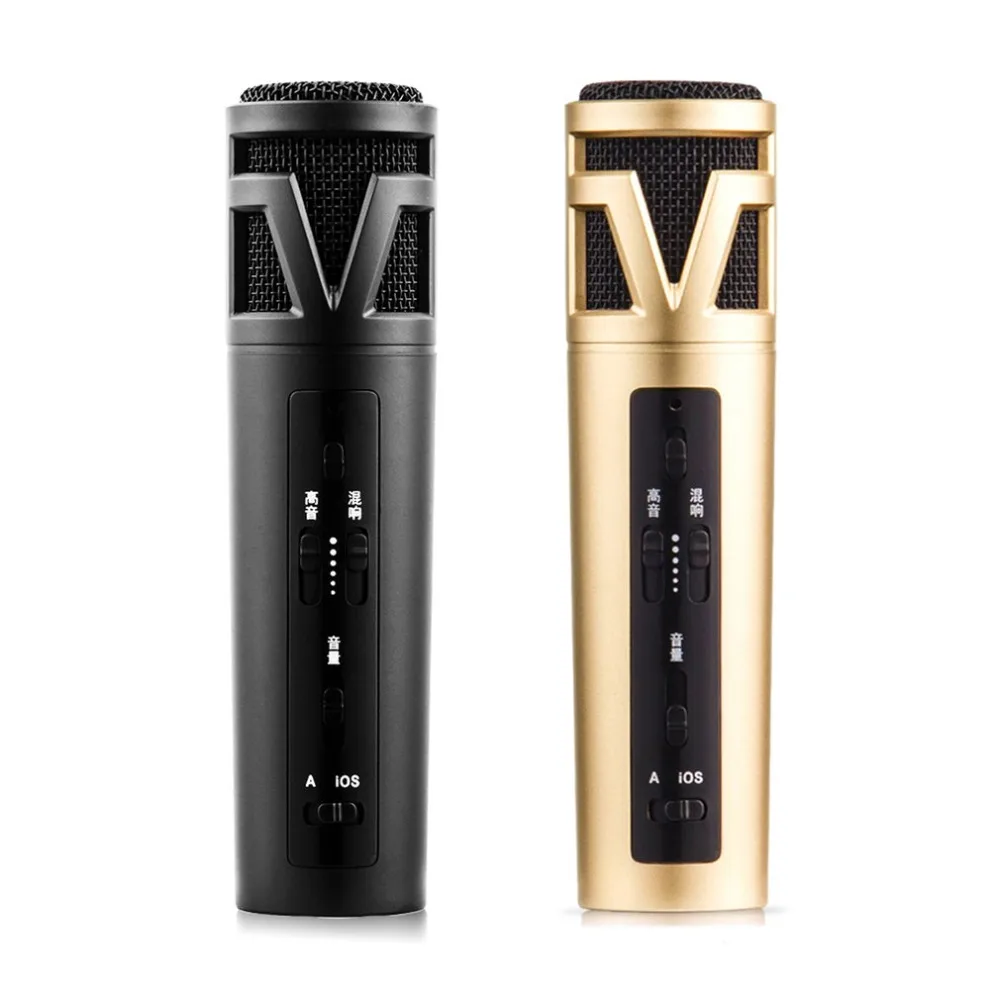 LNBEI F8 Portable 3.5mm Wired Microphone for Smart Phone Singing karaoke Stereo Studio Mini Omnidirectional Audio | Электроника