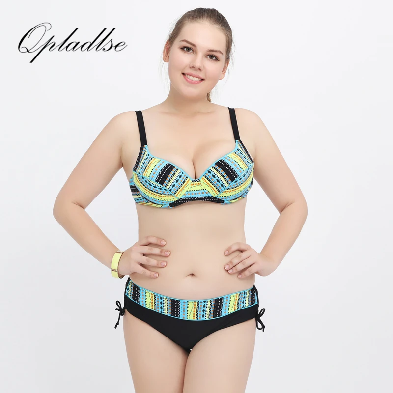 Black Plus Size Swimwear Women 2017 New Solid Patchwork Bikini Fashion Beach Super Large Cup Bra Swimsuit Bathing Suit Qpladlse plus-size-black-swimsuit : image Black Plus Size Swimwear Women 2017 New Solid Patchwork Bikini Fashion Beach Super Large Cup Bra Swimsuit Bathing Suit Qpladlse plus-size-black-swimsuit