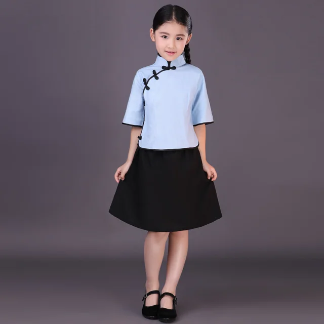 Buy New Children Chinese Traditional Costume Blouse