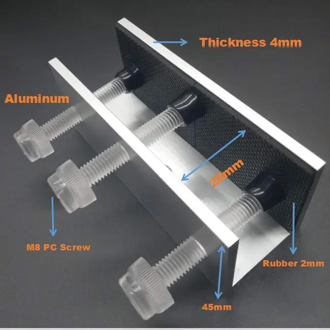 

Aluminum lamp clamp support clip diy lighting clamp Aquarium lamp Accessories Partition clamp fish tank clip vertical clip