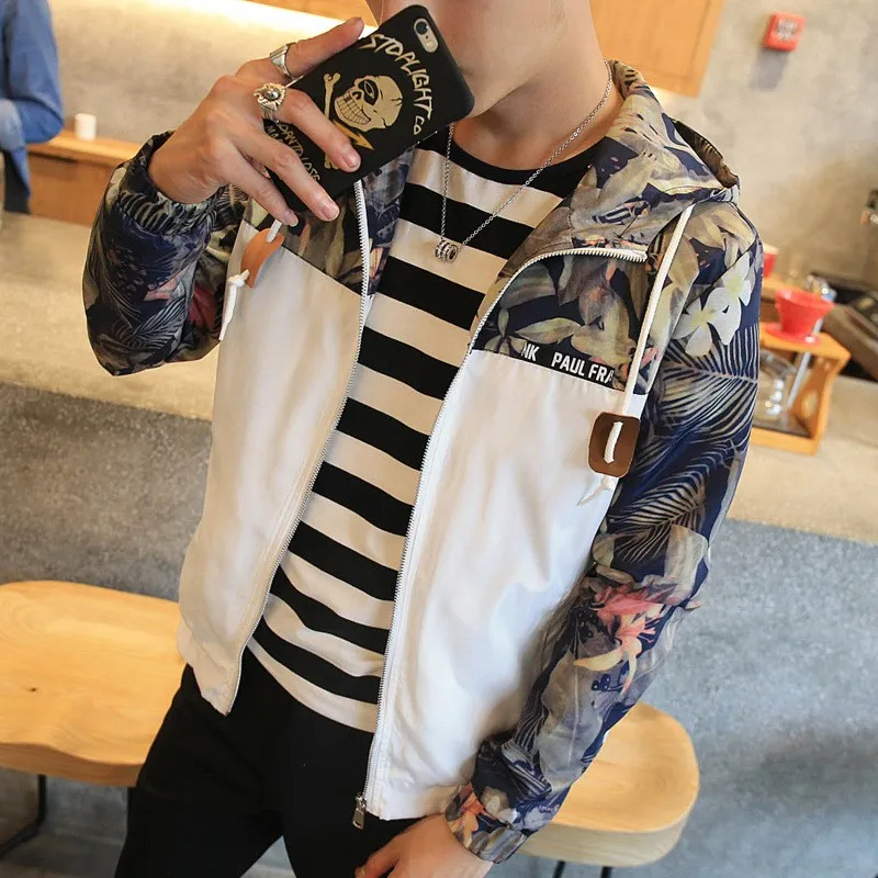 2019 spring and autumn new fashion slim youth men's hooded jacket thin jacket brand casual windbreaker top quality jacket 2019 spring and autumn new fashion slim youth men's hooded jacket thin jacket brand casual windbreaker top quality jacket