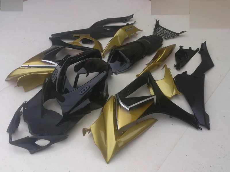 Мотоцикл обтекатель комплект для GSXR1000 K7 07 08 GSXR 1000 2007 2008 ABS новый золотой черный