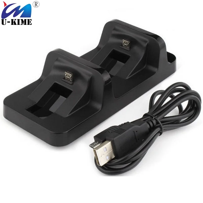 

EMS For PS4 Charger Dock Dual Charging Station Stand for PlayStation4 Game Controller Factory Wholesale