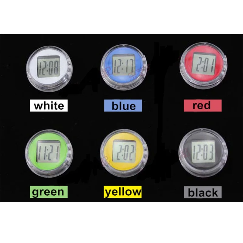 Colorful Waterproof Motorcycle Clocks Watch Motorbike Mount Clock Watch