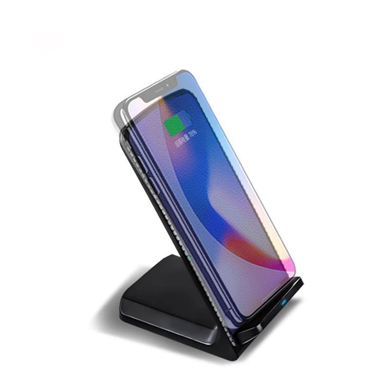 Mixza LS01 кожа магнит QI Беспроводной Зарядное устройство fastfor iPhone 8/x зарядного