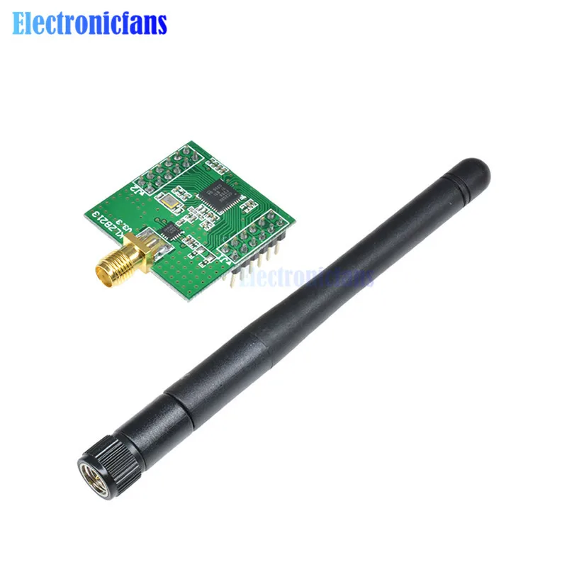 

UART Serial to Zigbee DRF1605H Zigbee Wireless Transmission 1.6KM Distance CC2530 Module with Antenna Wireless Data Transfer