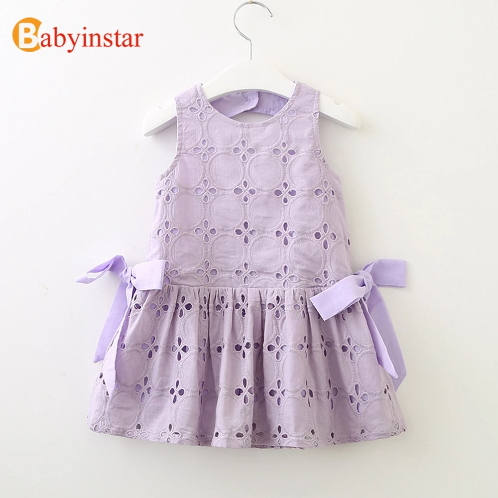 

Babyinstar Girls Dresses 2018 Lovely Princess Bowknot Children Clothing Sleeveless Party Backless Dress Kids Dresses For Girls