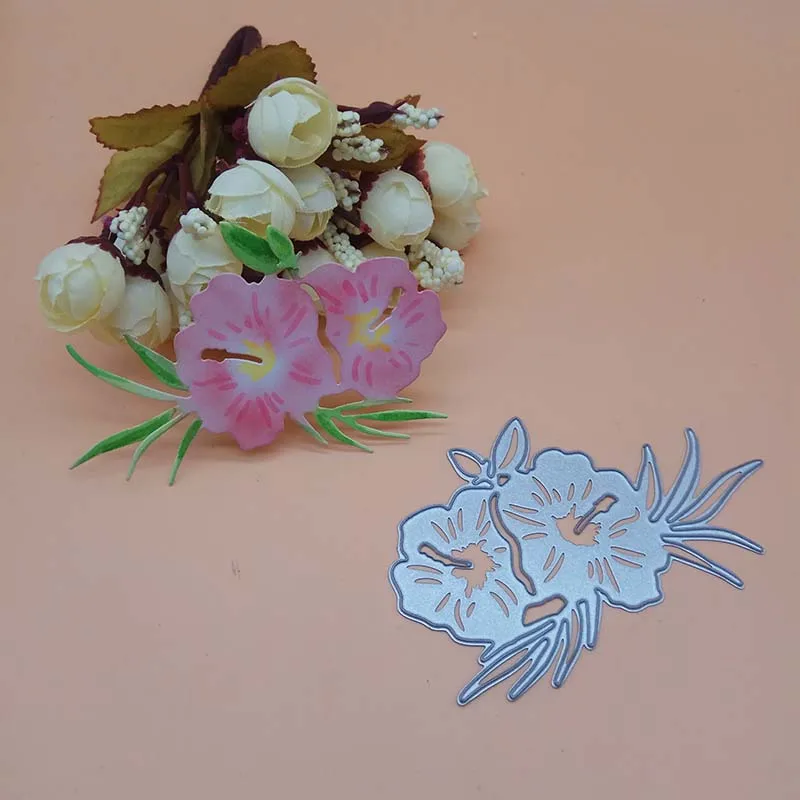 

Beautiful Lily Morning glory Flower Flower Floral 2018 New Arrival Cutting Dies Scrapbooking Dies Metal Stamps and die for DIY