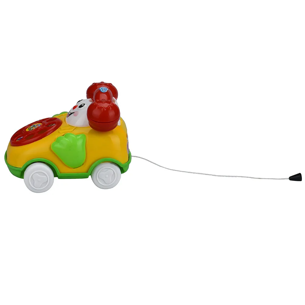 Новые образовательные игрушки мультфильм улыбка телефон автомобиль развивающая детская игрушка подарок случайный цвет и стиль