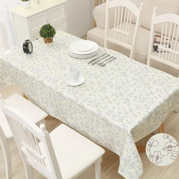 

Oilproof Printed PVC Tablecloth Waterproof Insulate Plastic Coffee Tea Table Pad Wedding Party Rectangle Table Cloth Cover