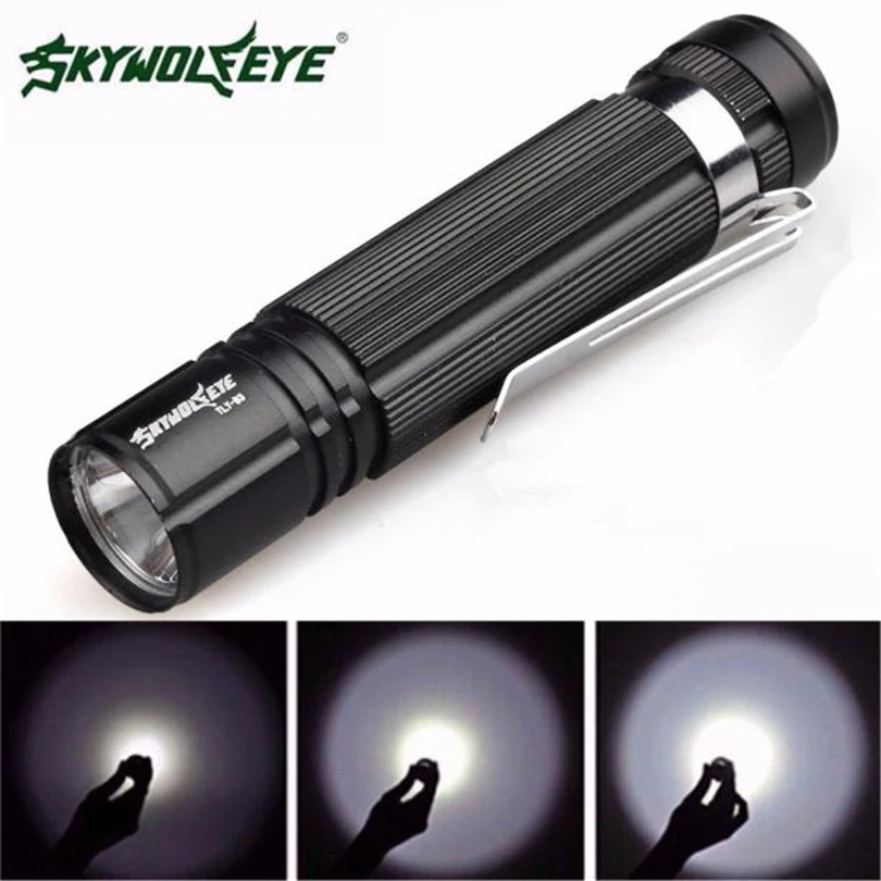7W LED 1200lm Mini Flashlight LED Flashlights Torch Lantern Light 14500AA Lamp Waterproof bike light led flashlight #3d20 (3) - 