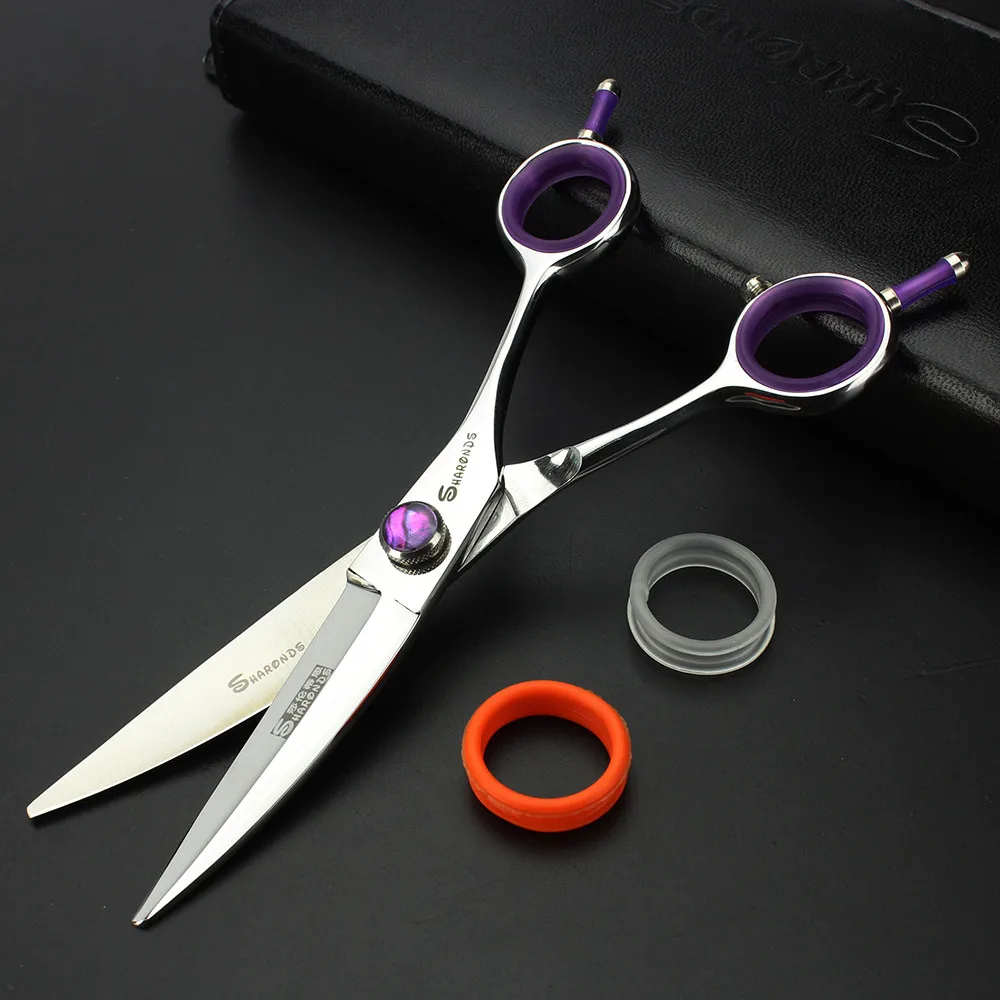 

New arrival hairdressing scissors slide slice hierarchy sense 6 inch small arc cut long scissors