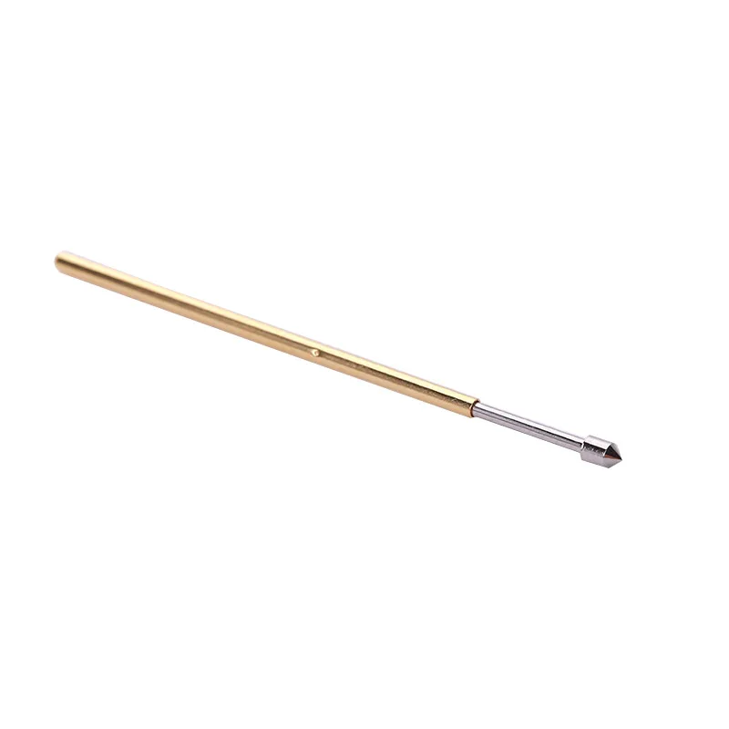 PL75-E2 100Pcs Cone Measurement Current Probe Test Probe 1.02mm Copper Metal Spring Tester Voltage Force Test Probe Home