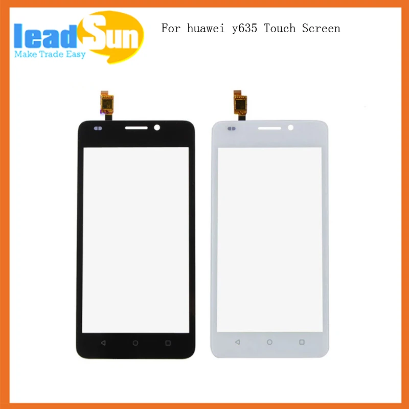 

High quality 5.0" replacement Touch Screen Digitizer Sensor Glass Lens Panel with flex cable For Huawei Y530 Black White+TOOLS
