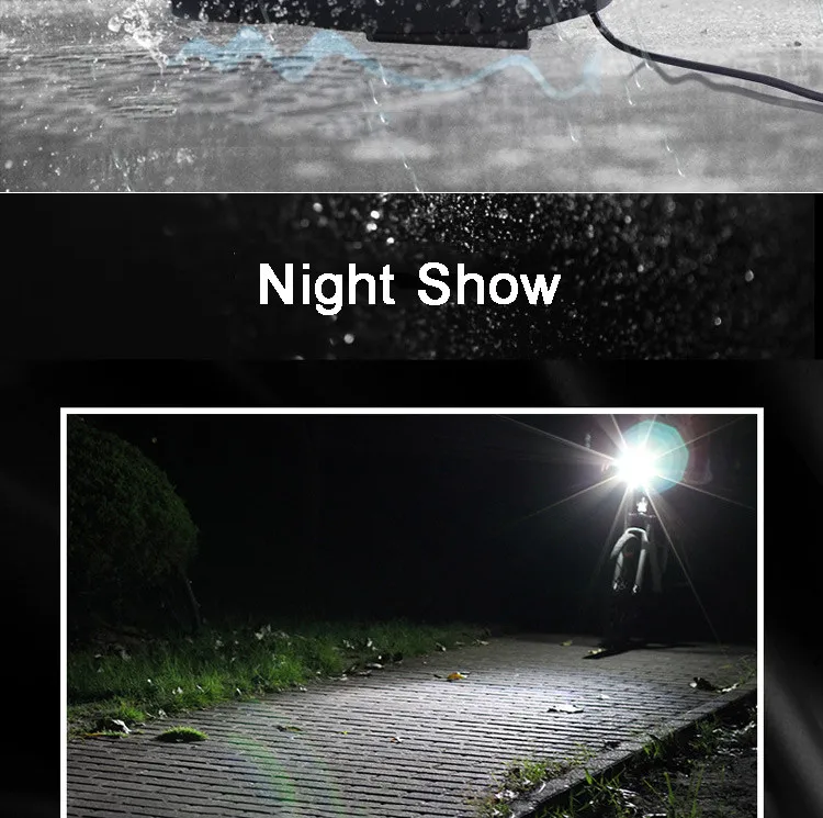 Waterproof Bicycle Light  Sounds Trumpet (7)
