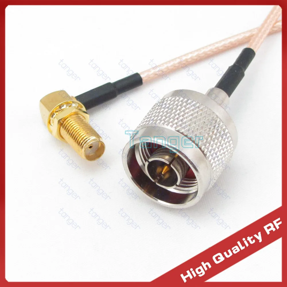 

Hot sale SMA female right angle to N type male straight connector with 40inch 100cm RG316 Coaxial Pigtail Jumper Low Loss cable