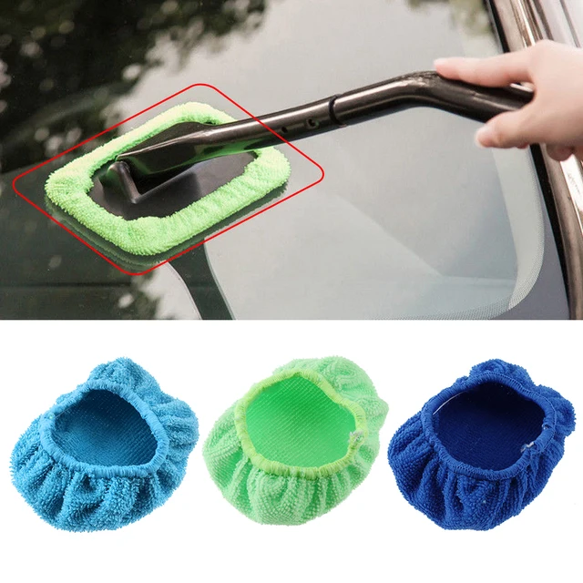 Car Window Glass Wiper Cleaner Cloth Cover Pad Microfiber Windshield