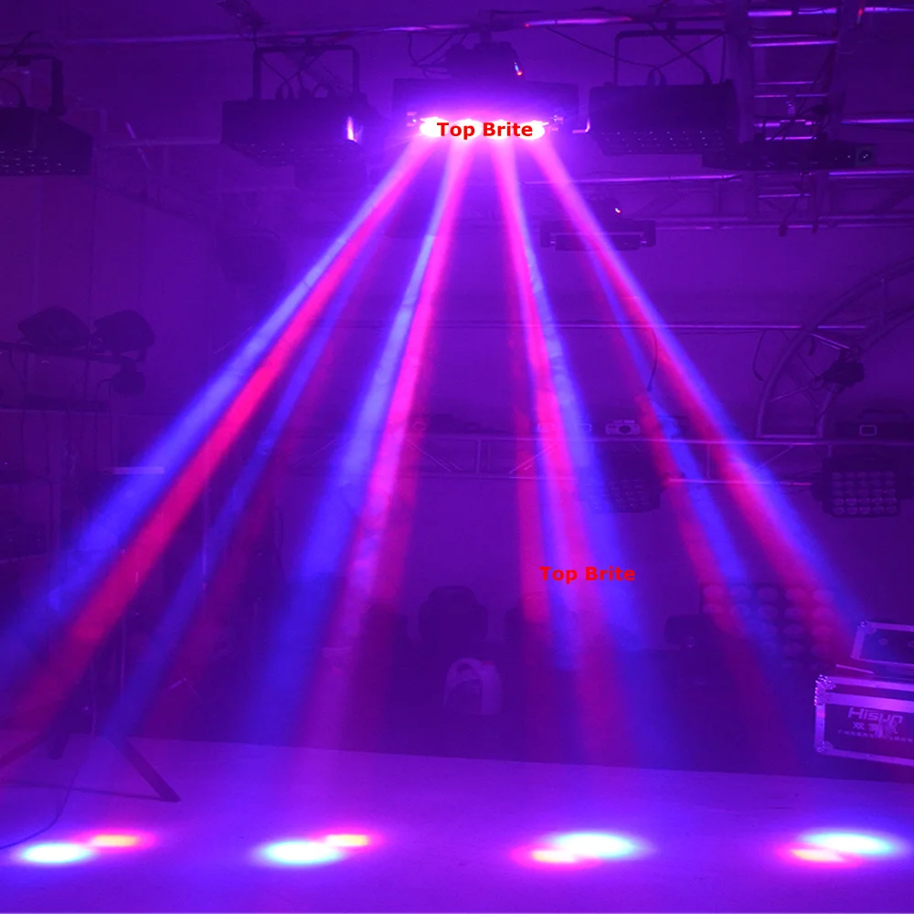 2017 г. заводская цена 1xlot Новый перемещение головы луч света 8x10 Вт RGBW 4IN1 светодиодный паук света для этап DJ лазерный луч света Бесплатная
