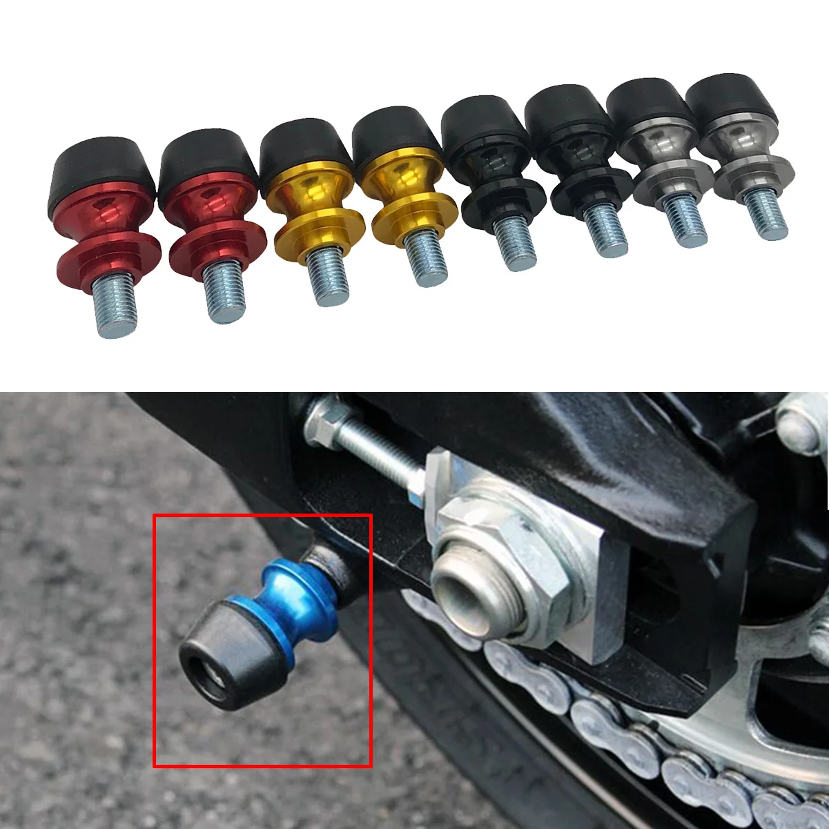 

SEMSPEED CNC Aluminum accessories Motorcycle Swingarm Spools Slider For MSX 125 MSX125 CB1000R CBR650R CB650R CB650F CBR650F
