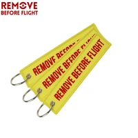 3pcs סט 3pcs / סר סט לפני שרשרות רכב תג רקמת Keychain טיסת מפתח רינג חפצי מפתח פוב אופנוע עבור מתנת תעופה (1)