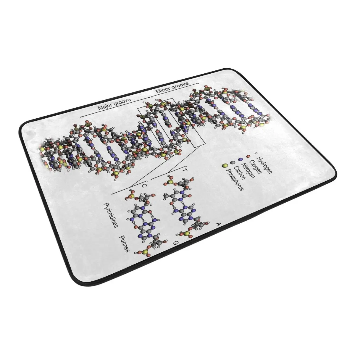 Занавеска и коврик для душа DNA Science занавеска из водонепроницаемой ткани ванной