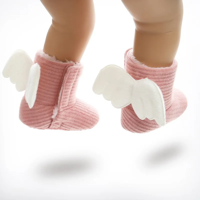 Высококачественные Нескользящие бархатные ботинки в стиле пэтчворк для малышей; Новинка; зимние теплые милые мягкие ботинки для новорожденных