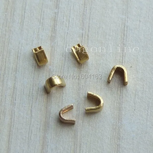 250 Zipper stopers Top Stops for Spiral Slider Bottom Rescue Repair Set #5 Aluminum
